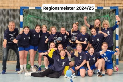 Unsere D-weiblich ist Regionsmeister 2024/25!